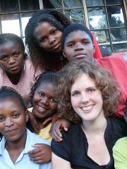Optrekken met de groep meiden